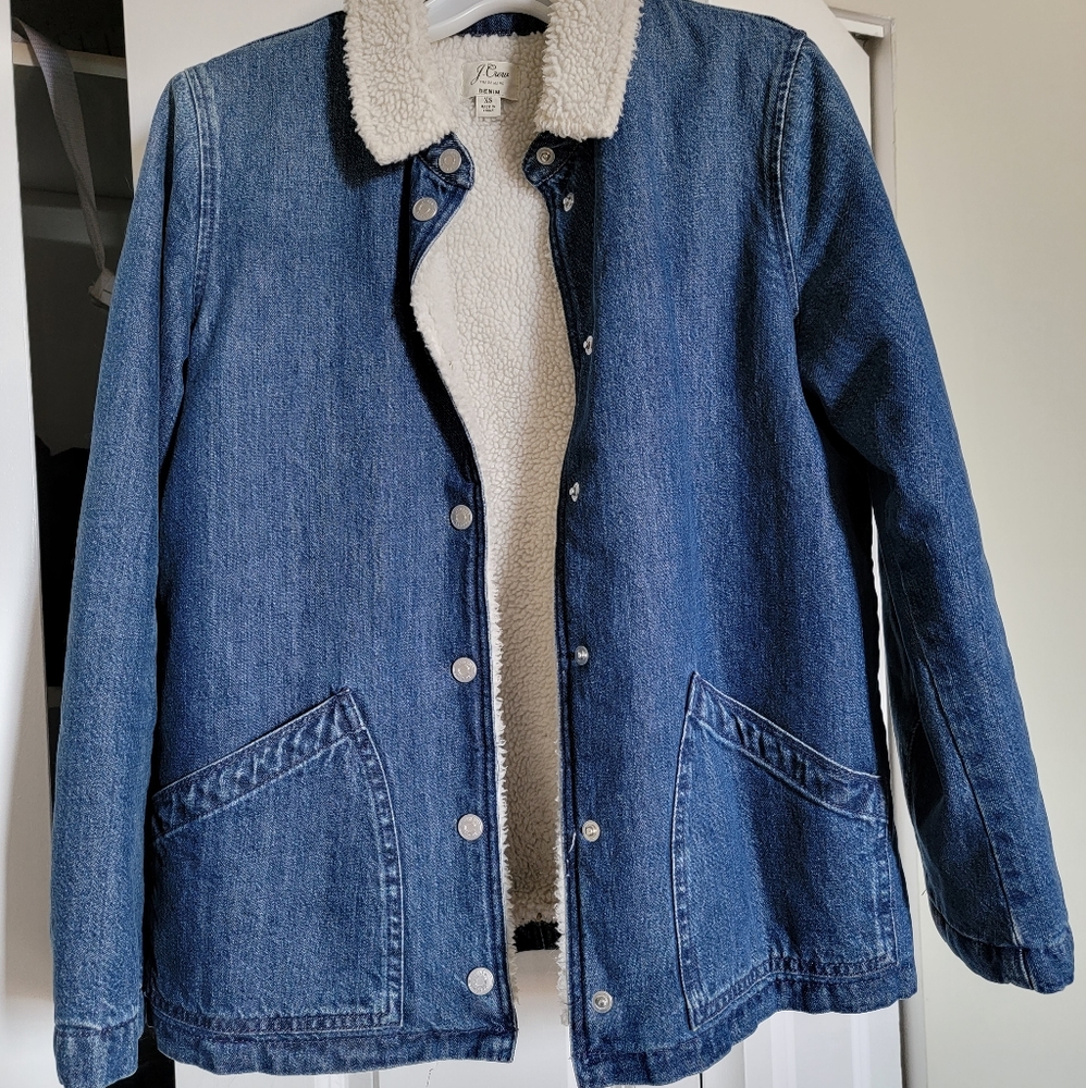 J.crew Sherpa jacket